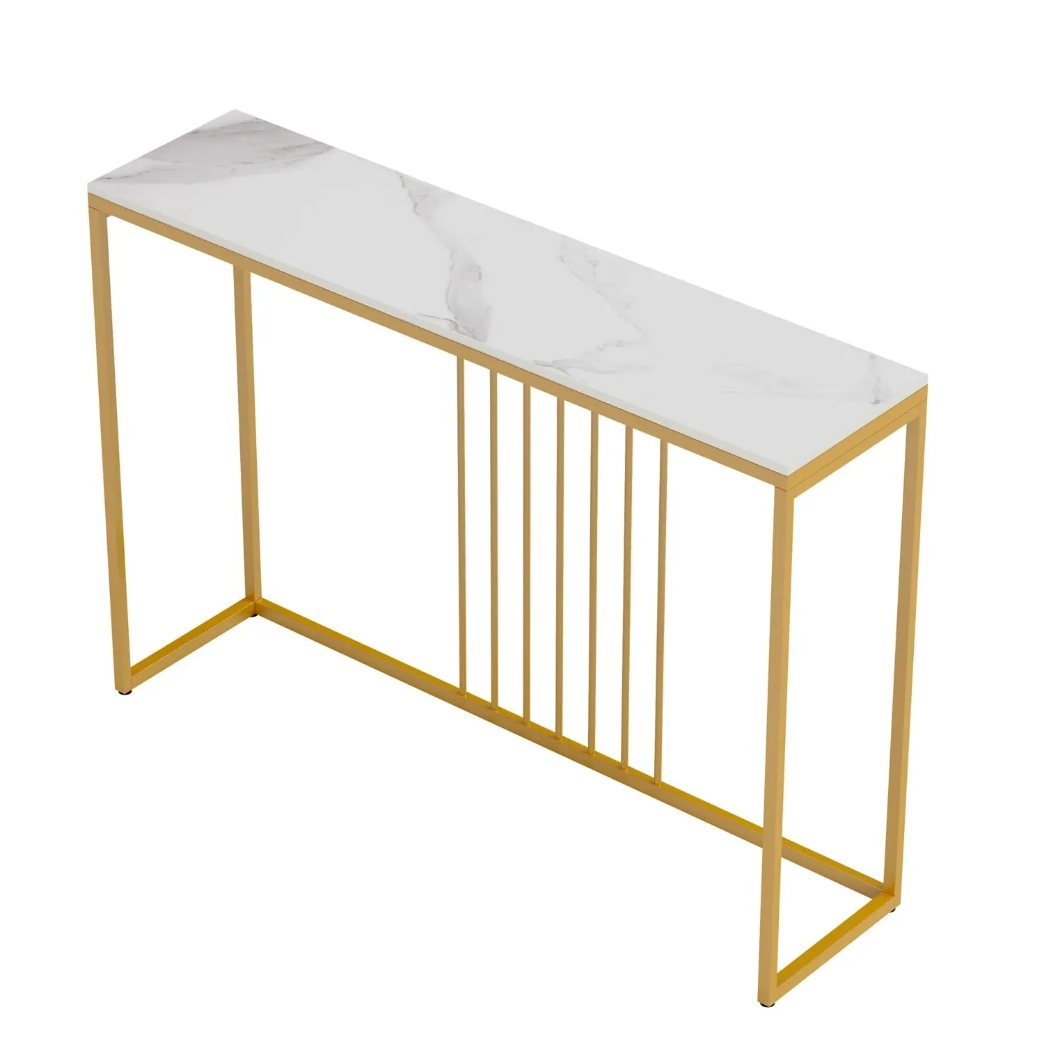 120Cm Modern Marble Slim Console Table