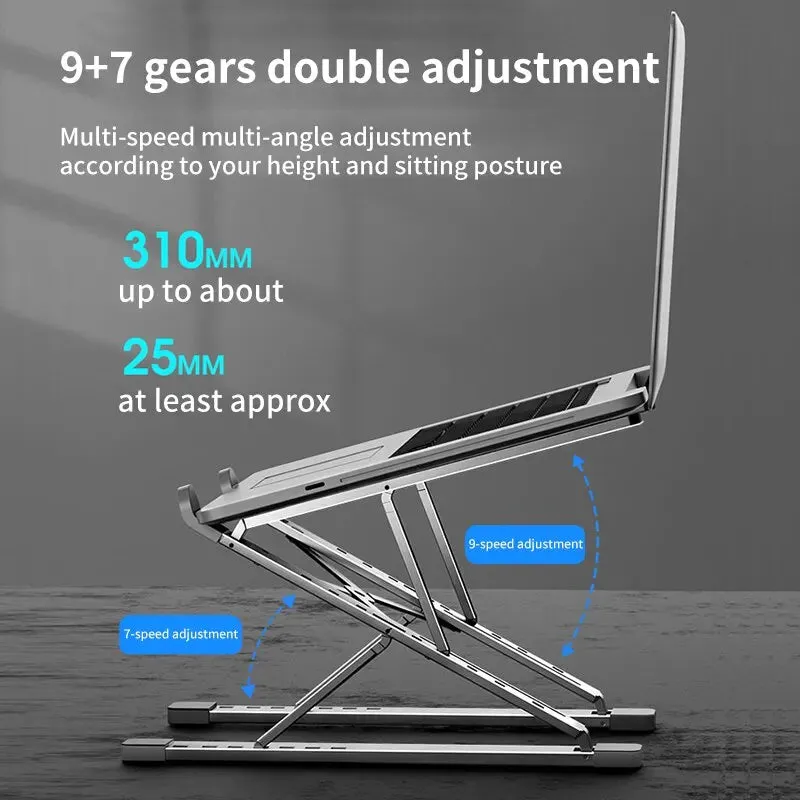 Adjustable Folding Laptop Stand for Heat Dissipation