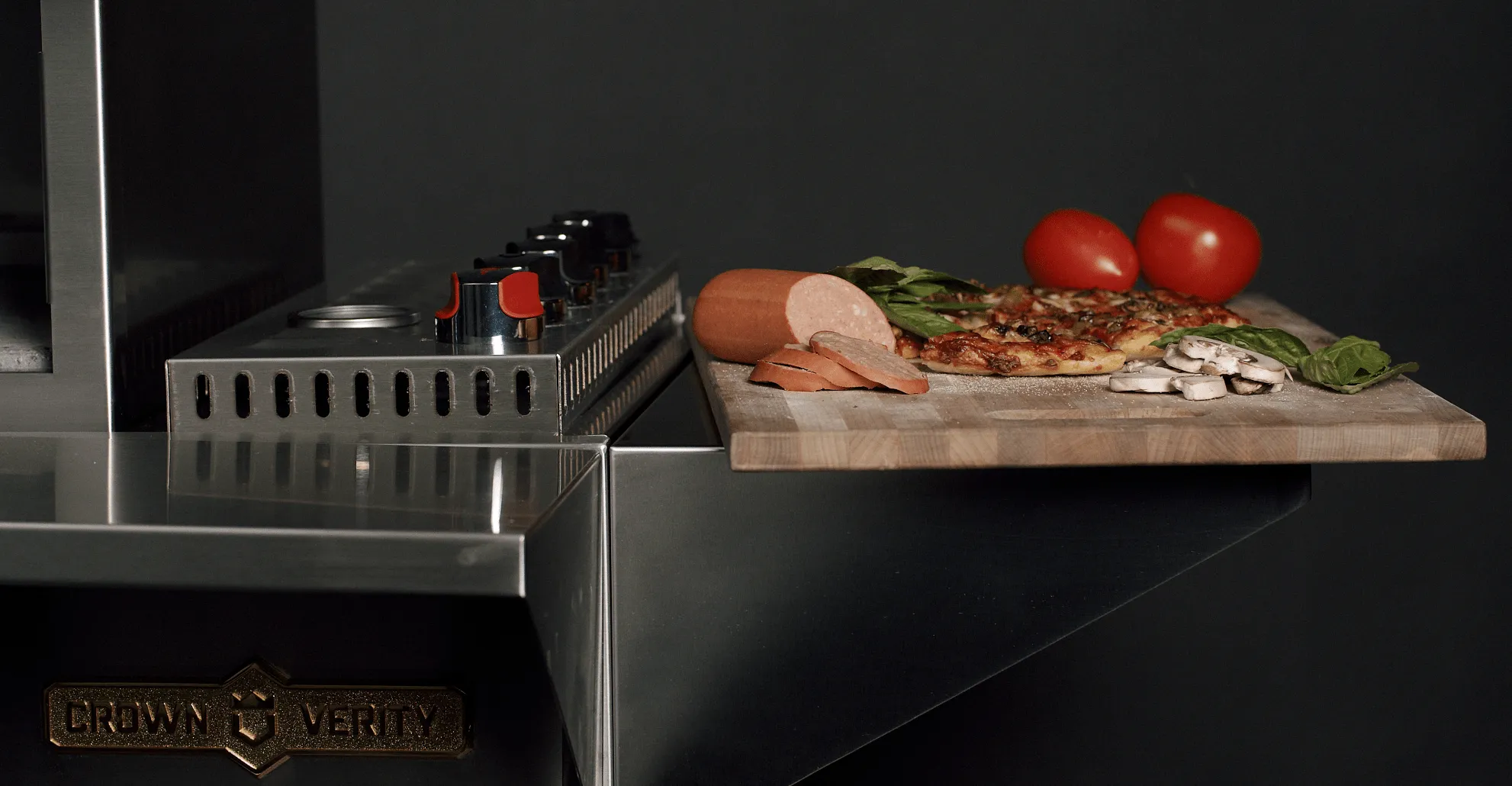 Crown Verity Mobile Pizza Oven Table Top Series 24" CV-PZ24