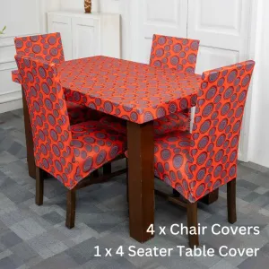 DivineTrendz Exclusive - Vector Elastic Chair & Table Cover
