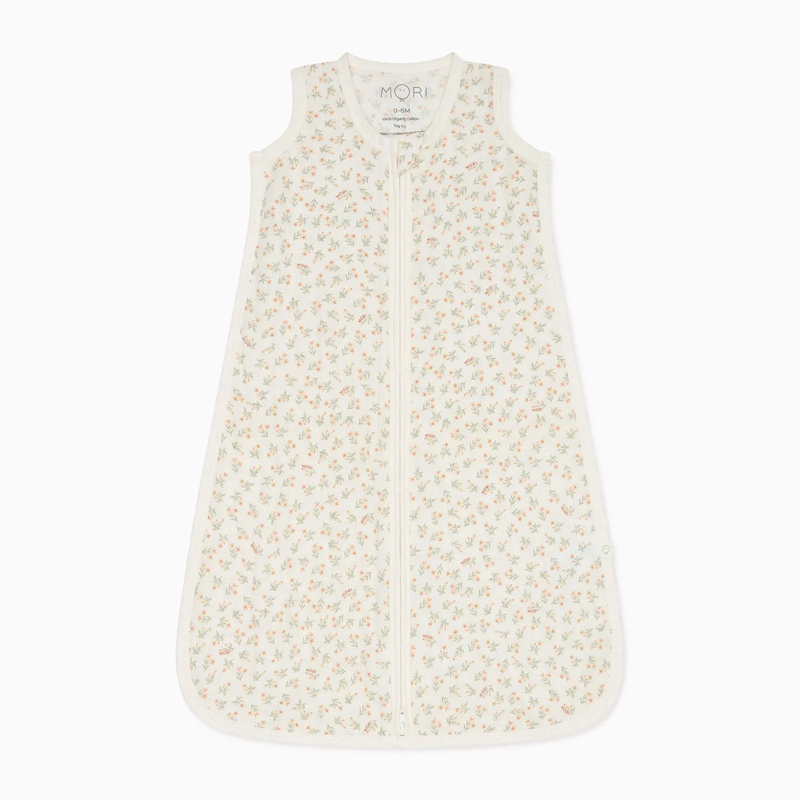 Floral Muslin Front Opening Sleeping Bag