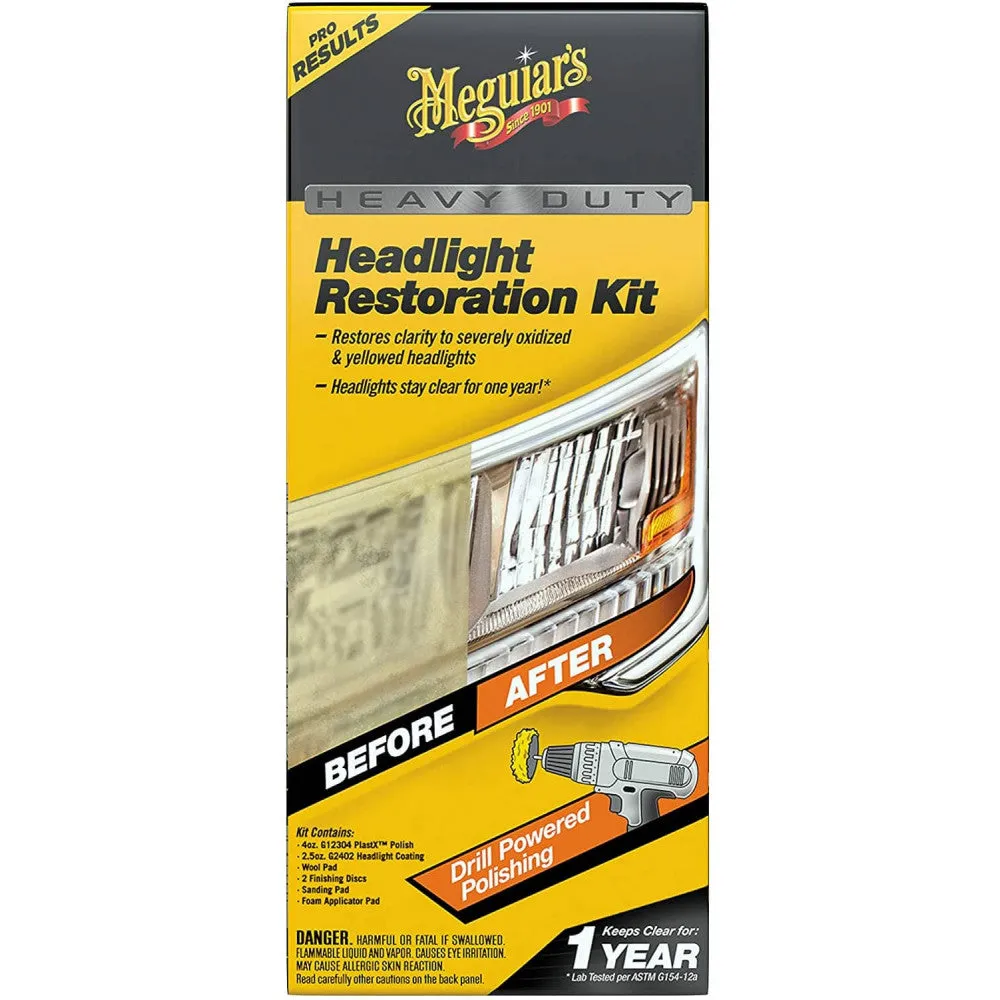 Headlight Restoration Kit Meguiar's Heavy Duty