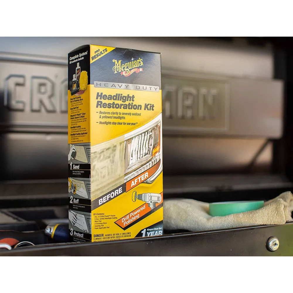 Headlight Restoration Kit Meguiar's Heavy Duty