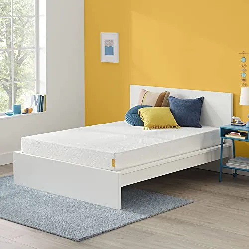 Simmons - Gel Memory Foam Mattress - 8 Inch, Twin Size, Firm Feel, Motion Isolating, CertiPur-US Certified, 100-Night Trial