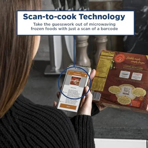 Smart Countertop Microwave Oven | Complete with Scan-to-Cook Technology and Wifi-Connectivity
